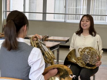 パート（Fl.・Hr.）レッスンがありました。